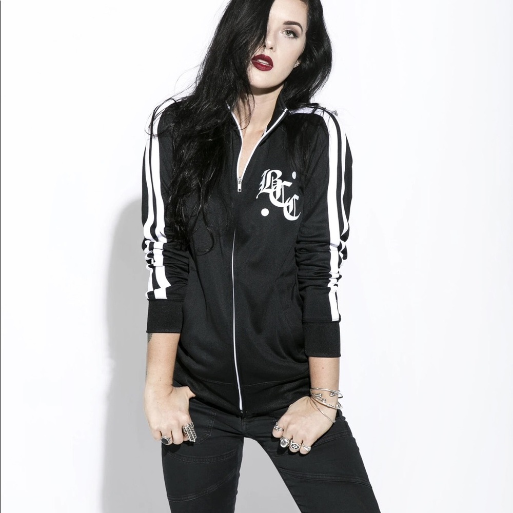 Blackcraft Cult Unisex Track Jacket - Shield Of The Goat Size L